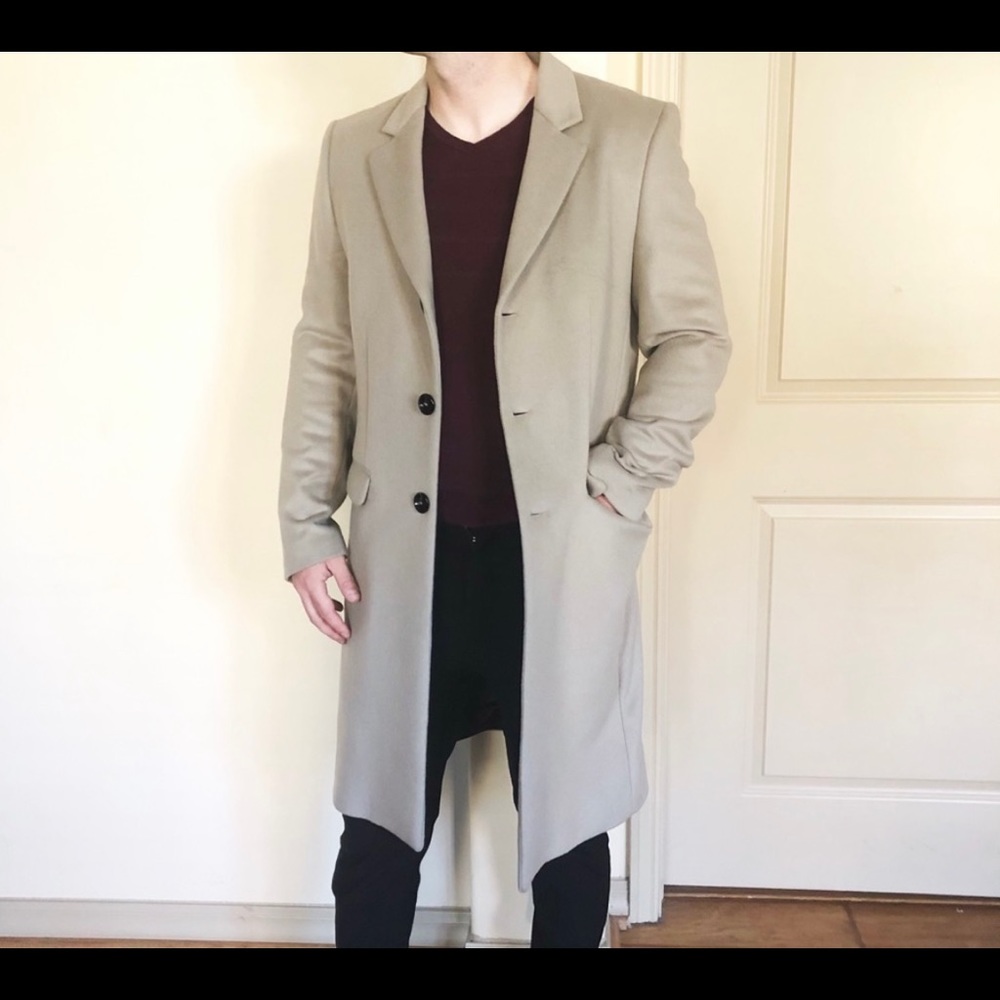 Like new Zara man straight wool coat